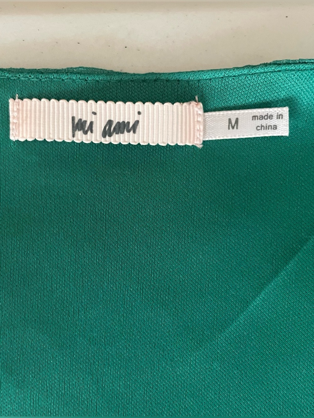 Chiffon Ruffle Romper with Cut Out Mi Ami Green Boho Chic Romantic Size M - Picture 11 of 15